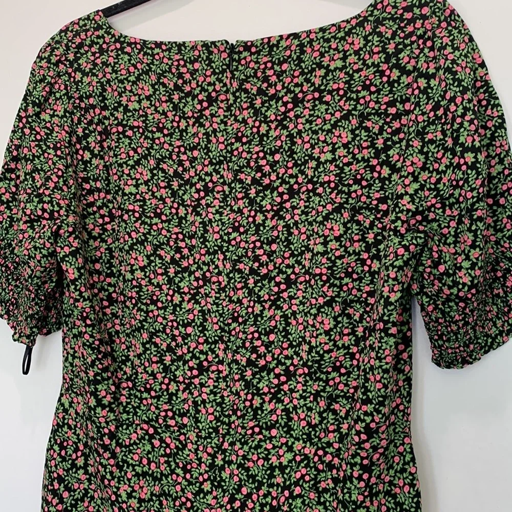 J crew floral midi cottage core fairy romantic dress size 10 new boho cottage c